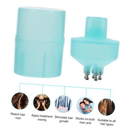 TOVINANNA Hair Dye Bottle Comb Set Scalp Lotion Applicator Dropper for Salon Use