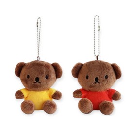 Miffy Boris Doll Keyring FINGER PUPPET Finger Doll Bag Ring Backpack 8cm Yellow / 미피 보리스 인형 키링 FINGER PUPPET 핑거인형 가방고리 백꾸 8cm 옐로우