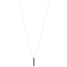 Lucky Brand Women's Organic Bar Pendant Necklace, Gold, One Size