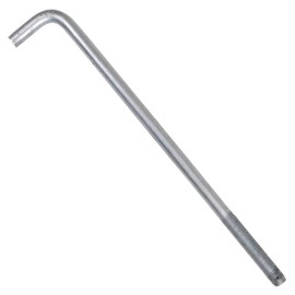 1"-8 x 24 L-Bolt Concrete Anchor Bolt - Hot Dip Galvanized by Conquest Fasteners