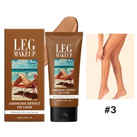 Leg Makeup Waterproof No Transfer Body Foundation Waterproof #01 Fairest Glow (#03 Bronze)