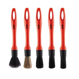 Car Wash Brush, Car Wash Brush Detailing Brush, Set of 5, Easy to Clean, Soft, Exterior Wheels, Car Cleaning, Fit, Professional Grade