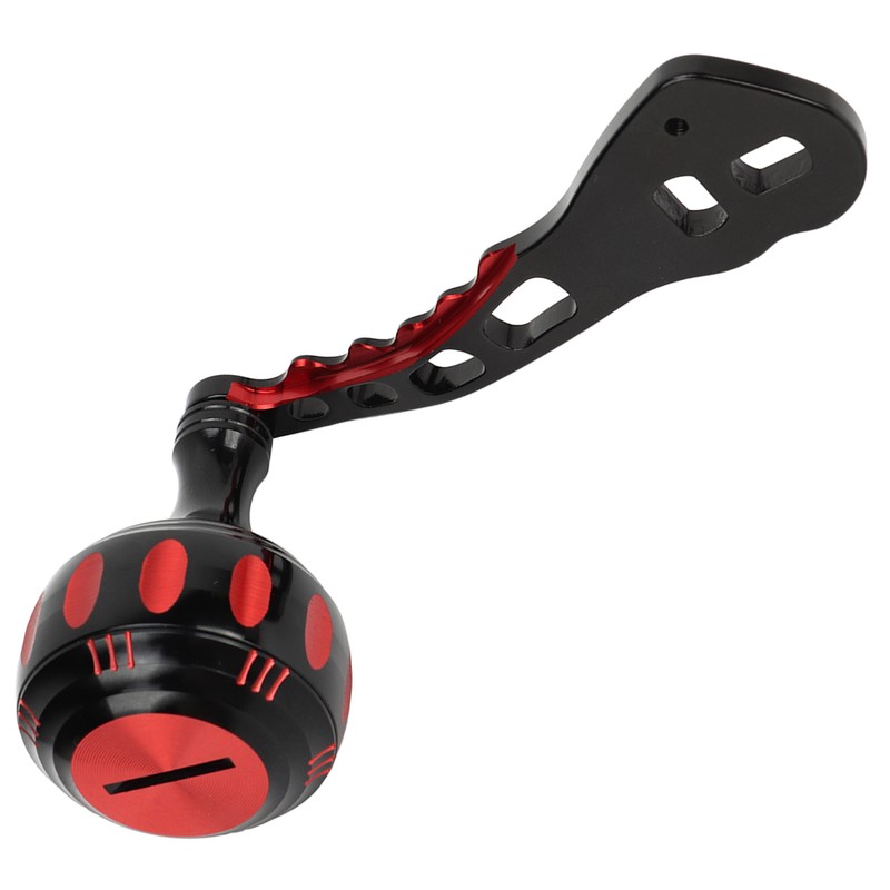 Fishing Reel Handle Aluminum Alloy Prevent Slip Ergonomic Replacement Baitcasting