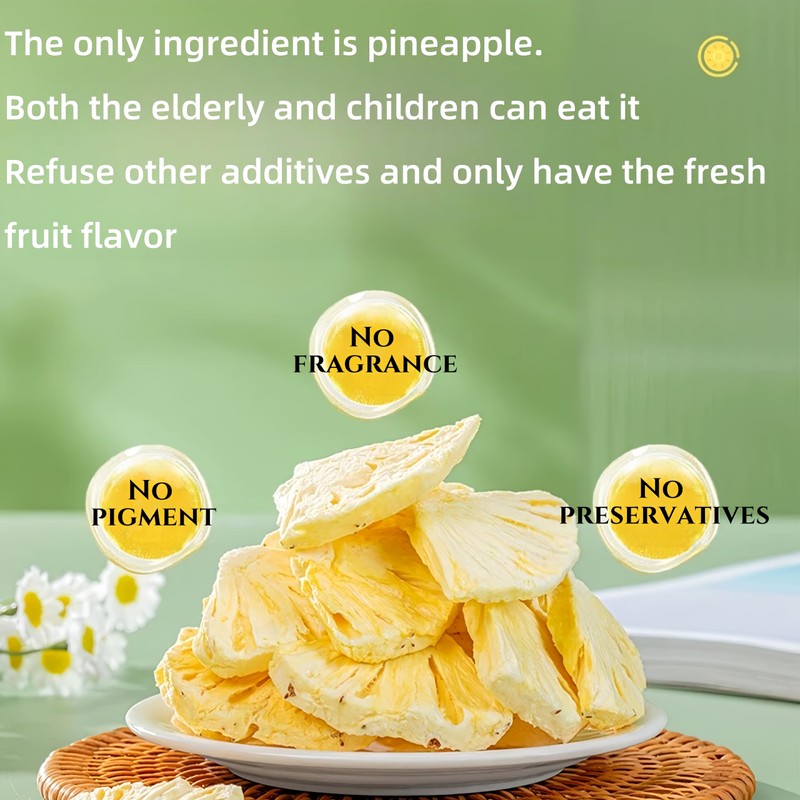 Freeze-Dried Pineapple Crisps | Snacks with No Added Sweeteners |