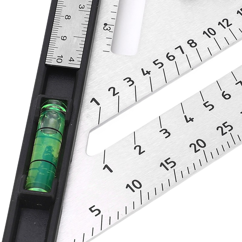 Woodworking Triangle Ruler 7in Dual Scale Square Angle Ruler Carpenter