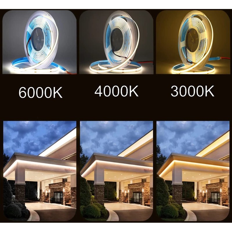 LED TRADING 5 m COB LED Strip Flexible Bendable Dimmable