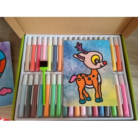 LIFEBESTONE 72 Color Sand Art Sand kit and Drawing Template, Sand Art Kits for Kids DIY Sand Art Painting, Children DIY Toys, Scenic Sand for Kids