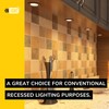 GETINLIGHT 2.75" Under Cabinet LED Puck Lights Kit, Plug-in 12V