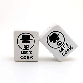 Let's Cook Breaking Bad Parody Salt and Pepper Shaker Set