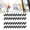 40Pcs Plastic Non Slip Clothespins Sock Laundry Clips with Hanging