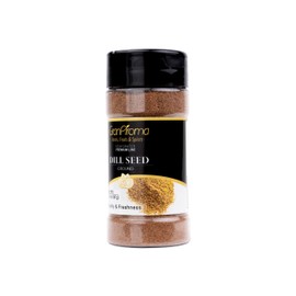 GranAroma Ground Dill Seed, Aromatic Herb, Seasoning for Pickles, Salads, and Seafood Dishes (2.4 Ounce)