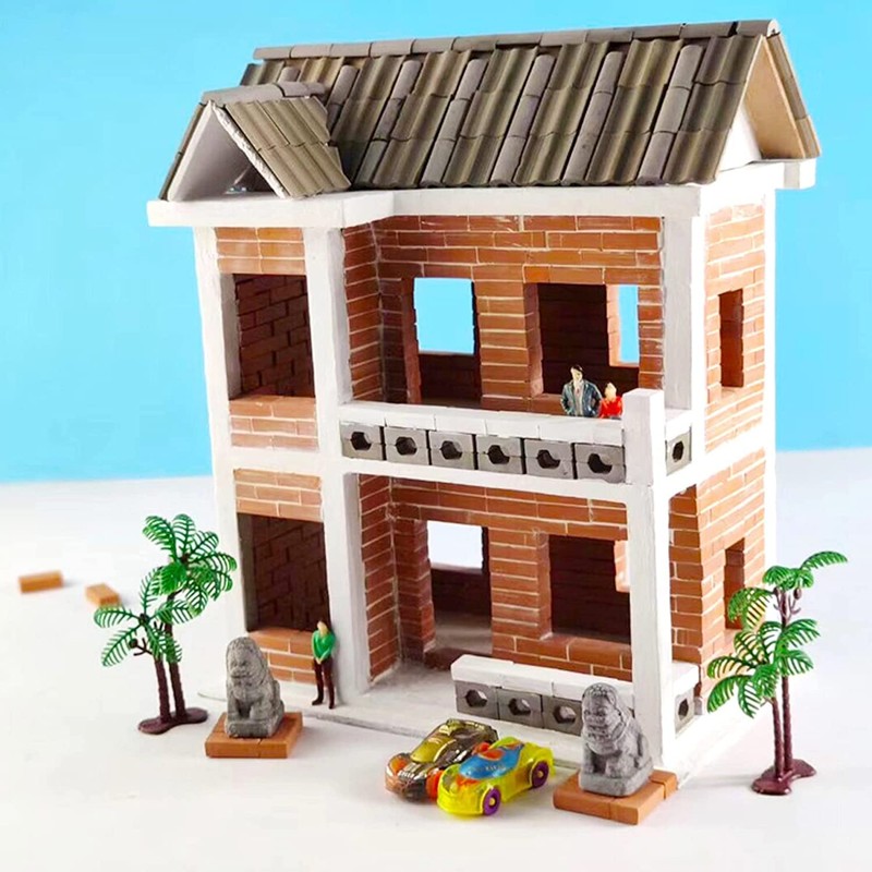 Cayway Pack of 420 Mini Simulation Bricks, 1:35 Mini Scale