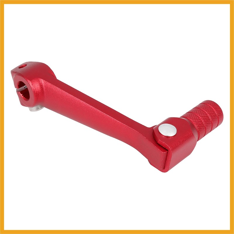 Partuto 0.47 Inch Aluminum Alloy Folding Gear Shifter Red for
