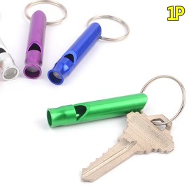 Colorful Self-Defense Whistle Keychain Emergency Alarm 19ea