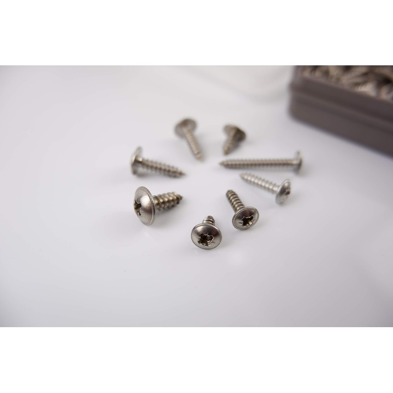 Box of 320 Assorted Flange Pozi Pan Self Tapping Screws.