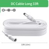 Security-01 33FT 10M DC Power Extension Cable for Security Camera