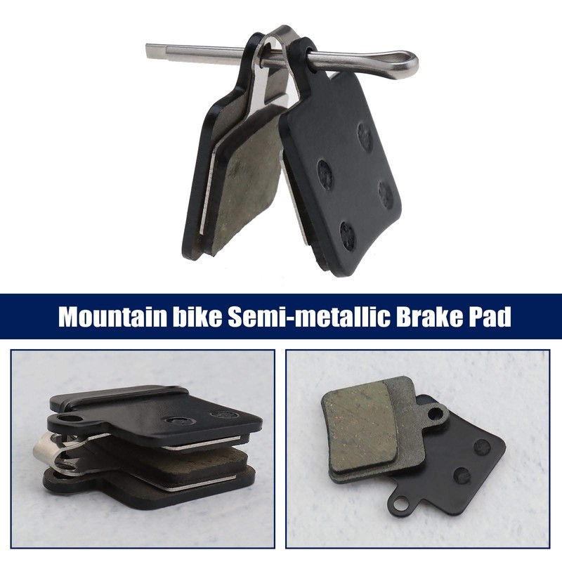 OTOTEC 2 Pairs Resin Semi Metallic Bicycle Disc Brake Pads
