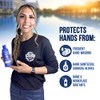 Guantes en una loción de protección para botellas (One- 2