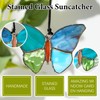 H&D HYALINE & DORA Butterfly Stained Glass Window Hangings Handmade
