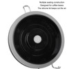 Airtight Coffee Canister 1.2L 304 Stainless Steel Coffee Bean Storage