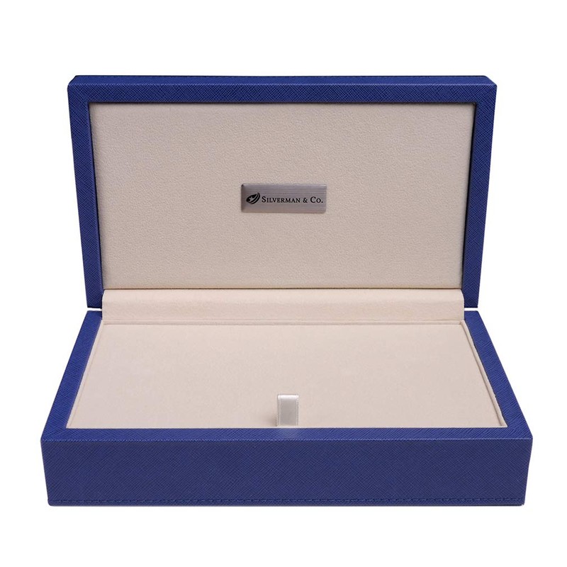 Silverman & Co. Double 6 Large Black Domino Set -