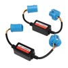 2Pcs Headlight Decoder 9007 HB5 Plug 12V DC Error Anti
