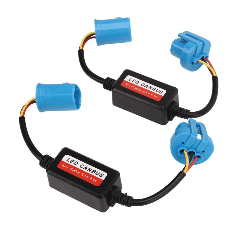 2Pcs Headlight Decoder 9007 HB5 Plug 12V DC Error Anti