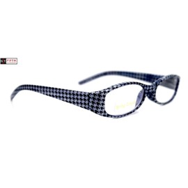 The Scottish, Premium Reading Glasses, Fashion Reader Glass Black Hound Tooth +1.25 +1.50 +1.75 +2 +2.25 +2.50 +2.75 +3. NY Fifth Avenue