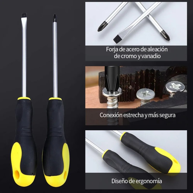 10 Pzs Juego De Desarmadores Kit De Desarmadore De Precisión