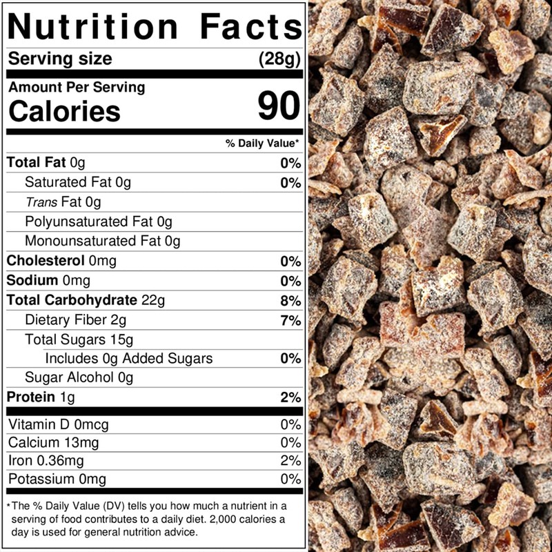 Presto Sales Chopped Dates 80 oz | Sweet Nutritious Diced