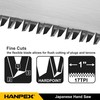 Hanpex 6-Inch Japanese Hand Saw, SK5 Pull Saw, Flexible Blade