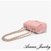 AVANCE Chain Bag, Cross-body, Shoulder Hanging, Black, Beige, Pink, White,