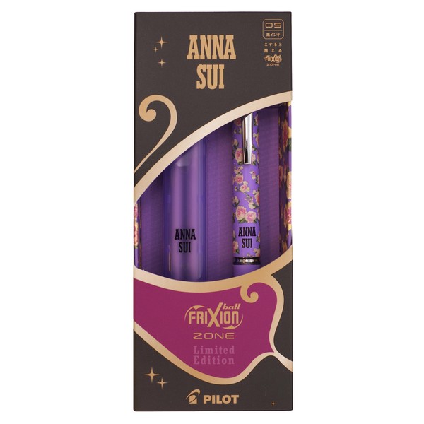 PILOT FriXion Ball Knock Zone ANNA SUI/Anna Sui Gift Set [Rose Violet] P