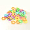 MaoNativey 24 Pieces 35 mm Plastic Book Binder Discbound Expansion