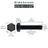 5/16-18 x 1-1/2" Hex Bolts with Nuts and Washers (10
