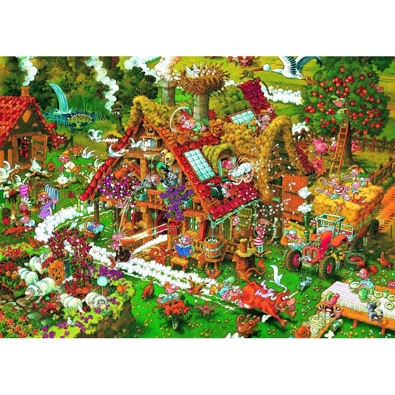 Heye Funny Farm Puzzle, Silver