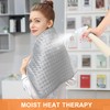 Deepsoon Heating Pad,Electric Heating Pads for Back,Neck,Abdomen,Moist Heating Pad for