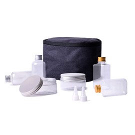 Joyeee Portable Empty Spice Set, 3 Size Camping Travel Spice Bottles Moisture Proof Condiment Container with Lid, Go for Picnic Weekend Travel, Hunting and Camping with Friends