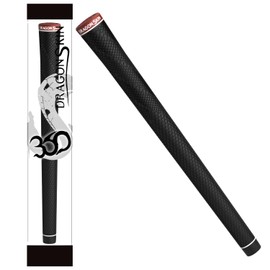 DragonSkinGrip ゴルフグリップ 【2109個の凹凸で飛距離UP! 】 メンズ レディース アイアン ドライバー 滑り止め 360バージョン 硬さ:硬め バックライン無【特許技術のグリップ】