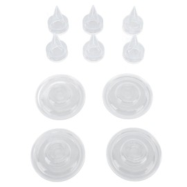 Electric Breast Pump Parts 4-Piece Safe Diaphragm Odorless Duckbill Valves Diaphragm for Breast Feeding