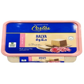 Cortas - Halva, Rose Flavor, 1 Lb (454g), Product of Lebanon