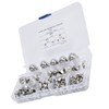 170Pcs Acorn Nuts Dome Head 304 Stainless Steel Caps Nut