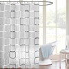 Startseite Shower Curtain - Black White Lattice Plastic Shower Curtains