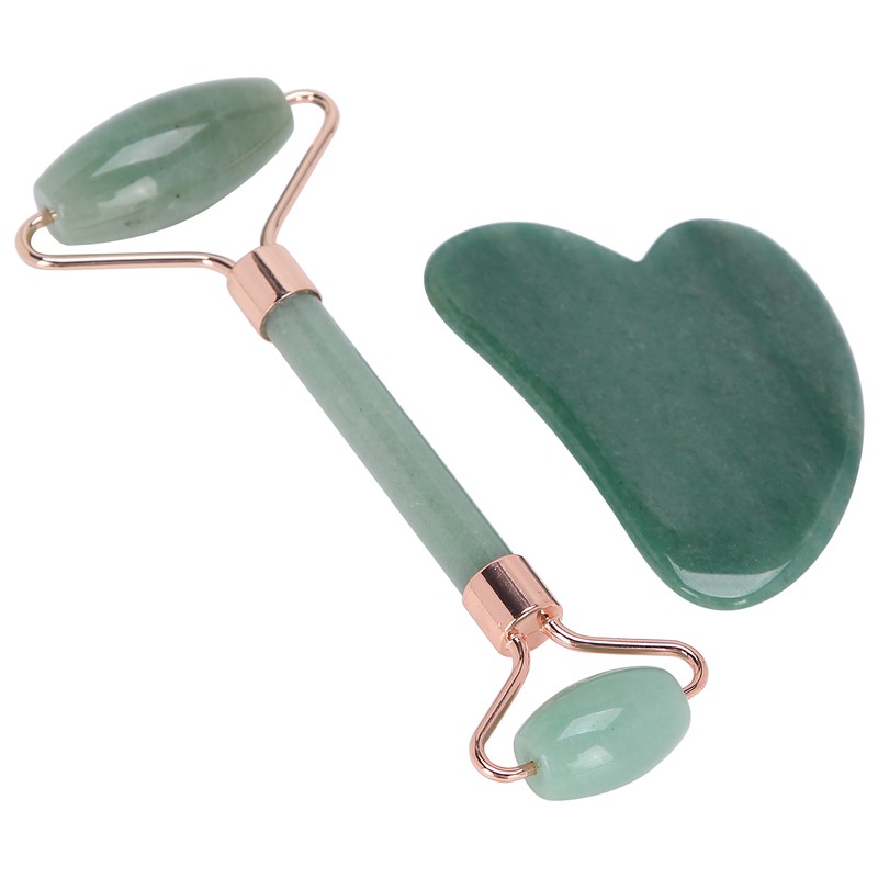Portable Roller Massager with Heart Shaped Scraping Board Body Massage