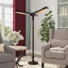 D0100HPPTRW Electric Patio Heater Umbrella 1500W Foldable Aluminum Outdoor Pergola