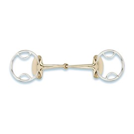 Stübben Gebiss 2263 Golden Wings Bridle 4 in 1 Single Broken 11.5 cm 14 mm Sweet Copper