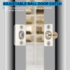 PATIKIL Stainless Steel Closet Ball Catch Door Hardware, 2 Pack