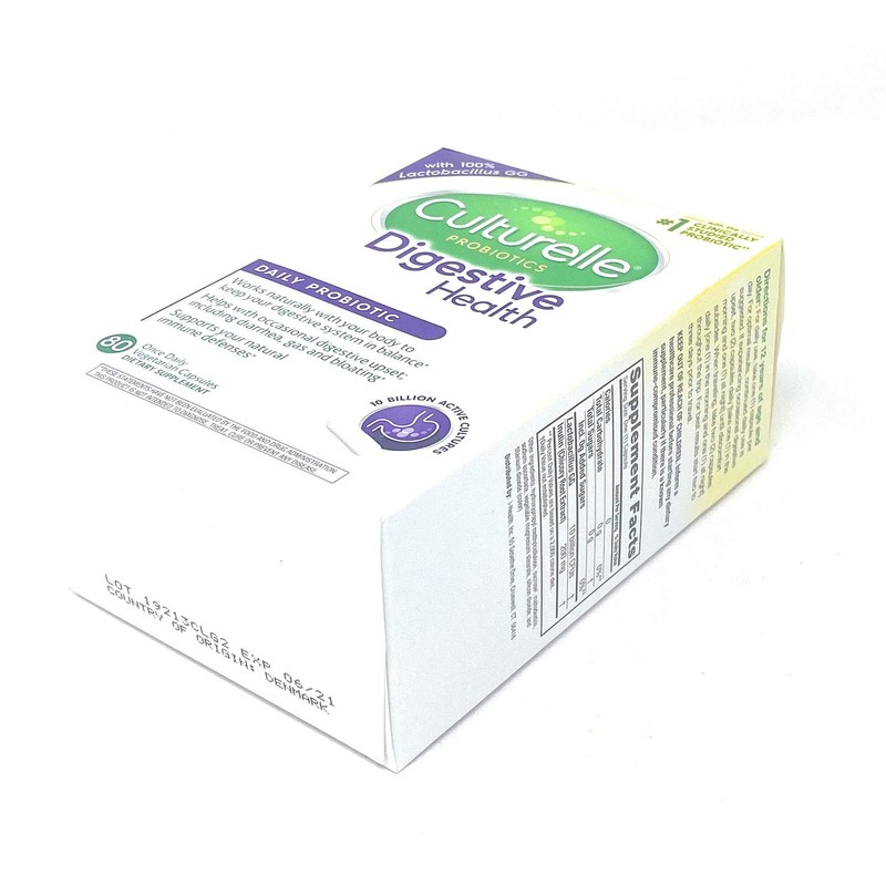 Culturelle Digestive Health Probiotic, 80 Capsules