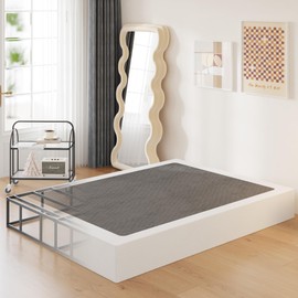 Yicensen 10 Inch High Profile King Box Spring Heavy Duty Metal King Size Box Spring with Fabric Cover, Sturdy Mattress Foundation, Easy Assembly, Noise Free, Black