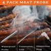 4-Pack Replacement Meat Probe Compatible with Traeger Wood Pellet Grill